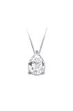 Beyaz Topaz Taşlı Gemma Kolye 0623P0059
