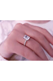 Pırlanta ve Beyaz Topaz Venüs Amara Yüzük 0623R0216