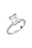 Pırlanta ve Beyaz Topaz Venüs Amara Yüzük 0623R0216