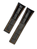 tag-heuer    turuncu-dikisli-22x18   mm-deri-saat-kordonu turuncu  ıpli