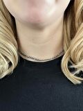 Figaro Model Choker Çelik Zincir Kolye -Choker Serisi