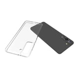 Gpack Samsung Galaxy S21 Plus 5G Kılıf Süper Silikon Şeffaf  Full Ekran Koruyucu