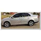Markadan VW Jetta Krom Cam Çıtası 2006-2011 4 Parça Paslanmaz Çelik