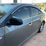 Sts Oto Aksesuar Chevrolet Cruze 2008-2016 Batman Yarasa Ayna Kapağı Piano Black Abs Plastik