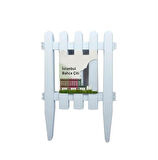 Omnipazar SO-IBC2 Eko İstanbul Bahçe Çiti 4'lü Set 40x59 cm Beyaz