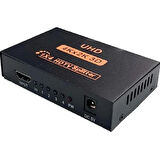 HDMI SPLİTTER 1X4 4 PORT HDMI ÇOKLAYICI 1000MBPS  KABLO ÇOKLAYICI