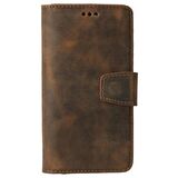 Smcase Xiaomi Redmi Note 8 Kılıf Deri Standlı Kartlıklı cüzdan 
