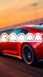 Pac-Man 20x4,5 Jdm Yazı Araba-motosiklet Cam Etiket Sticker Beyaz Renk