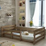 Montessori Karyola U9-CRG -AHŞAP GÖRÜNÜMLÜ 90X190 YATAK UYUMLU