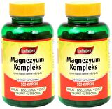 Trunature Magnesium Complex 2x100 Kapsül Magnezyum Kompleks Malat Bisglisinat Taurat Sitrat Oksit Kalsiyum L-Treonat