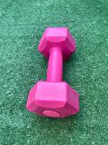 Pembe Plastik Dambıl Seti 1 Kg 2 Adet
