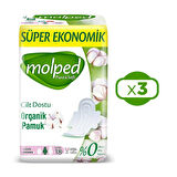 Molped Pure & Soft Uzun Süper Ekonomik Ped 18 Li x 3 Adet