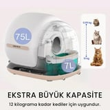 HD Kameralı Akıllı Kedi Tuvaleti 