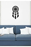 Artroya Düş Kapanı Metal Duvar Saati -Ev Ofis  - 90 x 45 - cm - Siyah - CLOCK-067