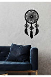 Artroya Düş Kapanı Metal Duvar Saati -Ev Ofis  - 90 x 45 - cm - Siyah - CLOCK-067