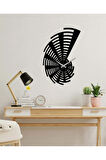 Artroya Dekoratif Metal Duvar Saati   -Ev Ofis  - 50 x 33 - cm - Siyah - CLOCK-139