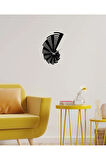 Artroya Dekoratif Metal Duvar Saati   -Ev Ofis  - 50 x 33 - cm - Siyah - CLOCK-139