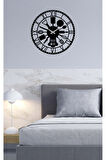 Artroya Kitchen Metal Duvar Saati -Ev Ofis  - 40 x 40 - cm - Siyah - CLOCK-039