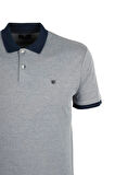 Erkek Polo Yaka Tişört Lacivert %100 Pamuk Slim Fit T-shirt NCS JEANS 1136