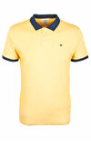 Erkek Polo Yaka Tişört Sarı %100 Pamuk Slim Fit T-shirt NCS JEANS 1136