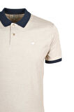 Erkek Polo Yaka Tişört Taş %100 Pamuk Slim Fit T-shirt NCS JEANS 1136