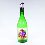 Yağdanlık Sosluk Sirkelik Sirke Animasyon Çimen Yeşili 750 ml Akıtıcılı