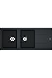 Franke - Basis Bfg 621 Granit Nero Eviye 114.0655.985