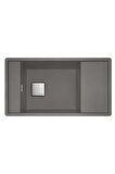 Franke Fsg 611-88 Stone Grey Fresno Eviye 114.0656.034