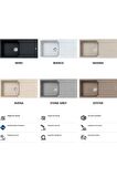 Franke Urban Ubg 611-100 Granit Evye, Nero  114.0688.448