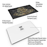 Dini Cam Tablo - Yatay Hat Sanatı - Dini Motif 09-010
