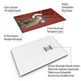 Atatürk Cam Tablo - Yatay Motif 01-016