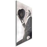 Atatürk Cam Tablo - Yatay Motif 01-039