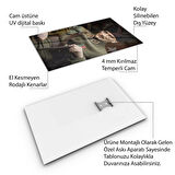 Atatürk Cam Tablo - Yatay Motif 01-044