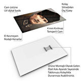Atatürk Cam Tablo - Yatay Motif 01-053