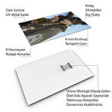 Atatürk Cam Tablo - Yatay Motif 01-054