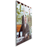 Atatürk Cam Tablo - Yatay Motif 01-090