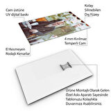 Atatürk Cam Tablo - Yatay Motif 01-090