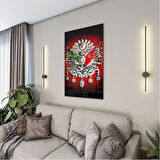 Modern Osmanlı Cam Tablo - Yatay Motif 01-004
