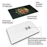 Modern Osmanlı Cam Tablo - Yatay Motif 01-019