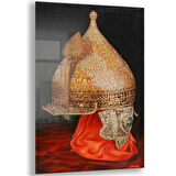 Modern Osmanlı Cam Tablo - Yatay Motif 01-029