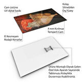 Modern Osmanlı Cam Tablo - Yatay Motif 01-029