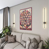 Modern Osmanlı Cam Tablo - Yatay Motif 01-030