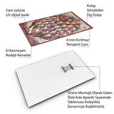 Modern Osmanlı Cam Tablo - Yatay Motif 01-030