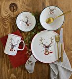 Porland Winter 4 Parça Tek Kişilik Yemek Takımı