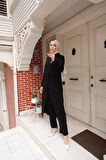 Tesettür Tunik Pantolon Takım BRC8075 Siyah