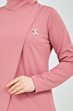 Tesettür Tunik Pantolon Takım BRC8075 Gül Kurusu