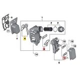 BMW VE MİNİ N47N - N57N MOTOR YAĞ FİLTRE CONTA SETİ 11428580680 - 81 - 82