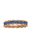 London Blue Topaz Taşlı Niks Yüzük