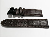 Fado &Hertür Saate &Uygun  Kelebek  Toka  24 MM koyu  kahve kordon   (197)  siyah  toka