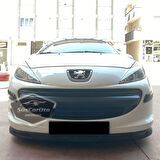 Peugeot 207 2006-2014 Uyumlu Üniversal V2 Laguna Lip Esnek Ön Lip 2 Parça Tampon Altı Dil Karlık Ön Ek